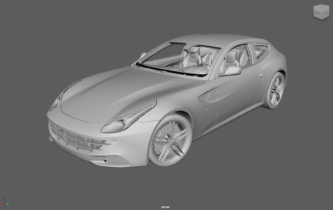 Ferrari FF  3D model_2