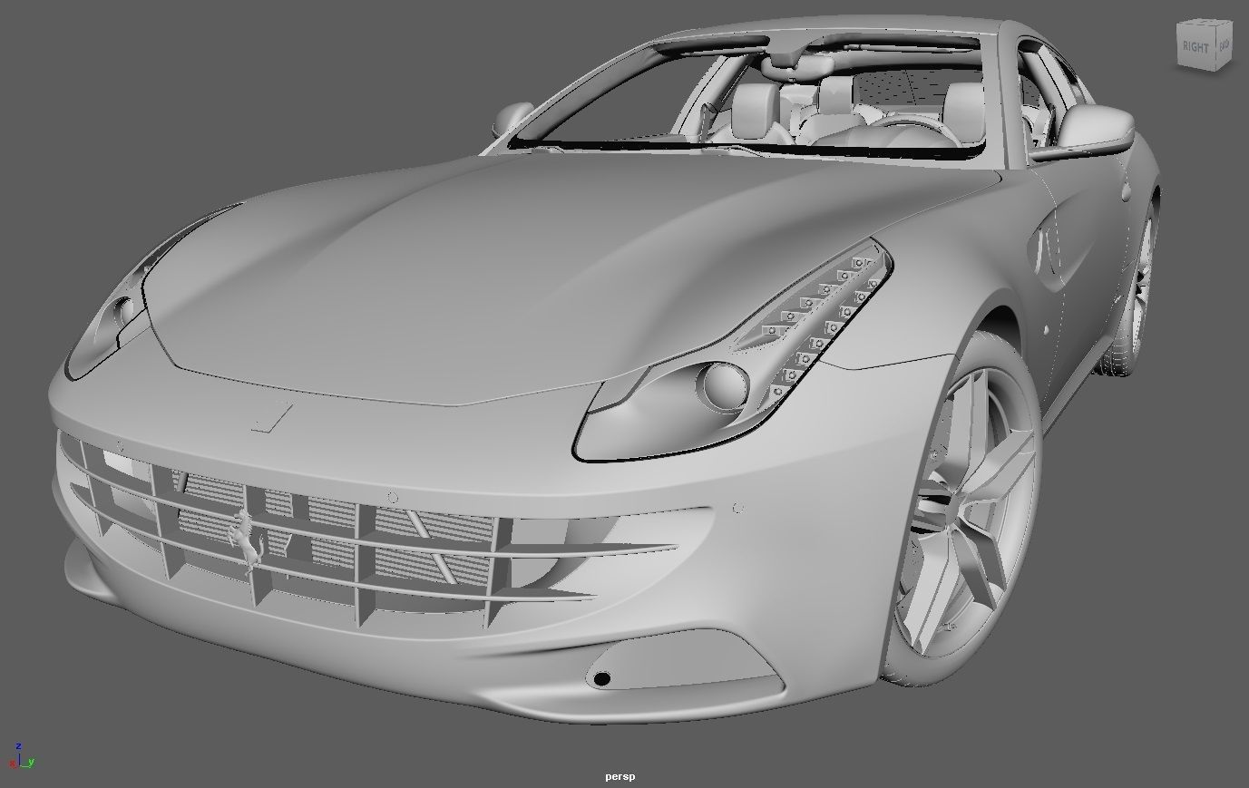 Ferrari FF  3D model_4