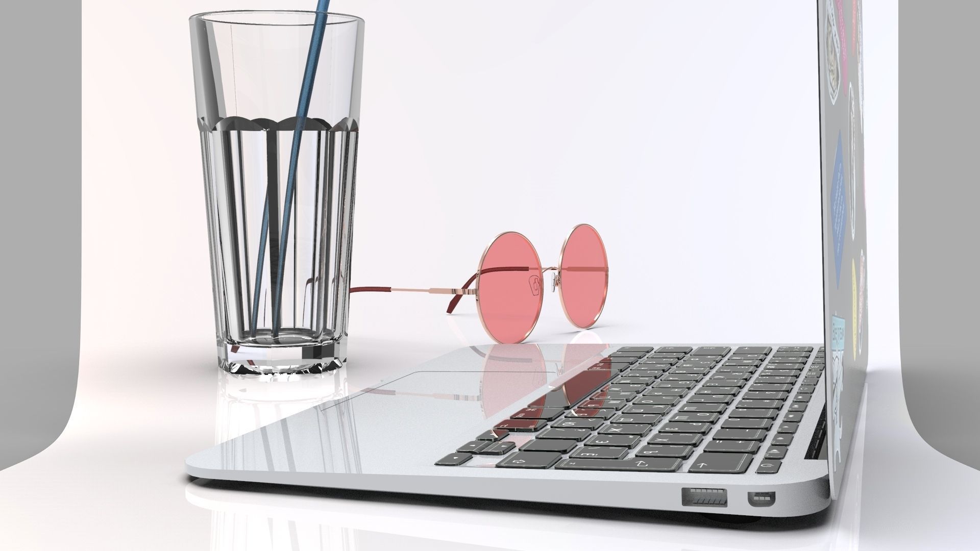 Polaroid Sunglasses 3D model_2