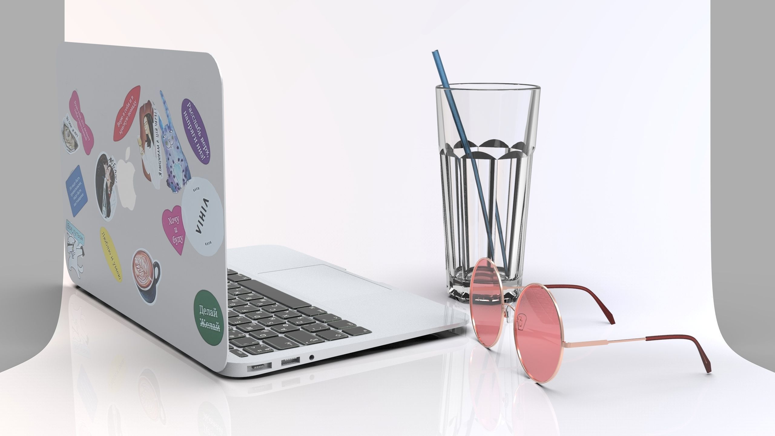 Polaroid Sunglasses 3D model_1