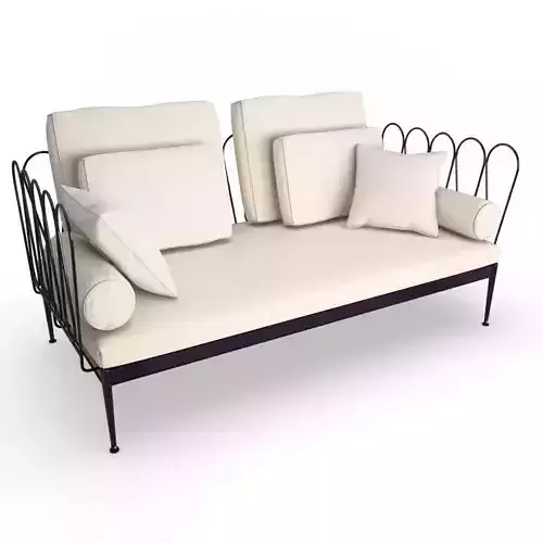 Fleurs metallic Sofa Outdoor Unopiu