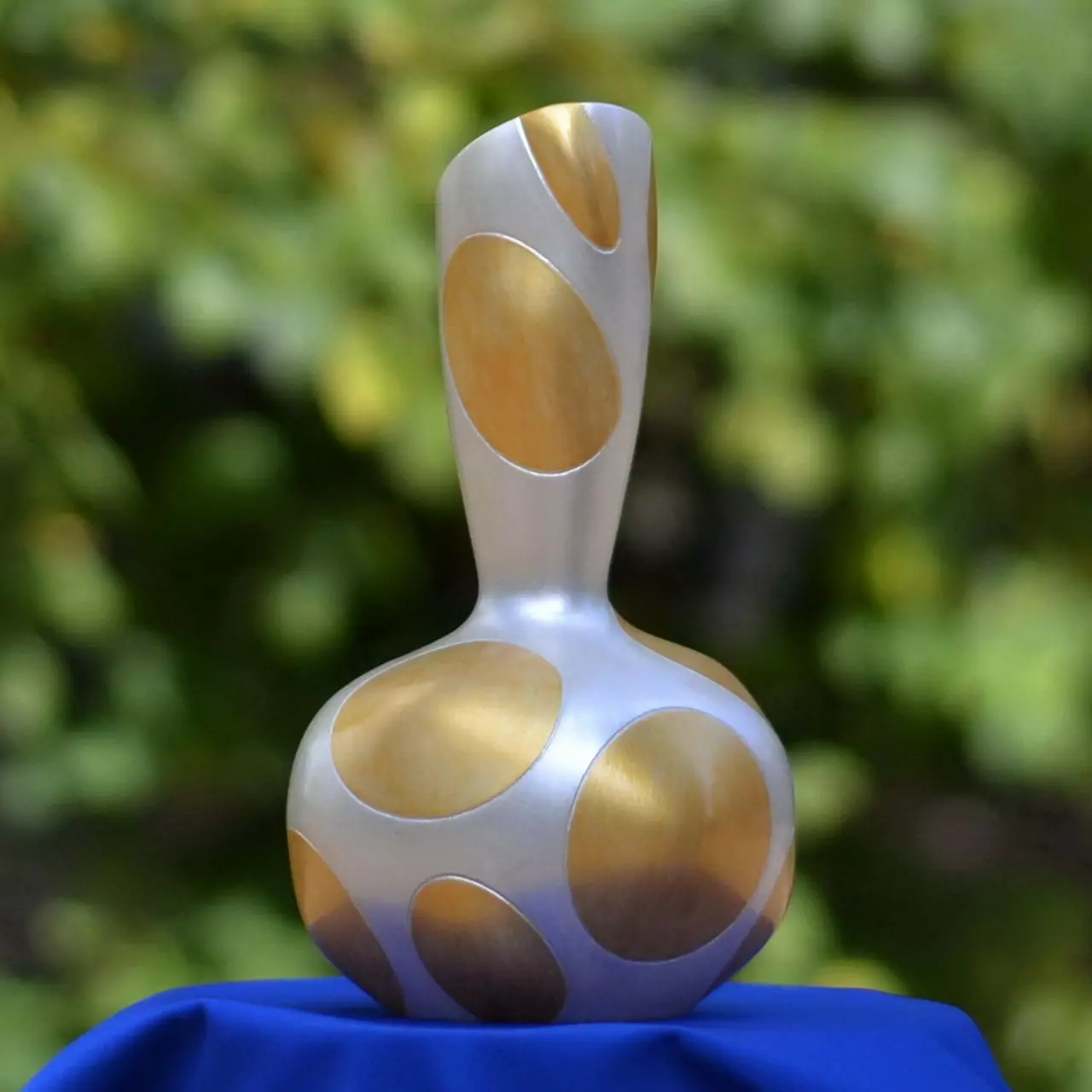 Vase 7 gold and silver 3D print model