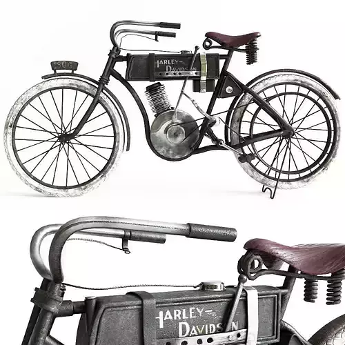 Motorbike 1906 year Harley-Davidson