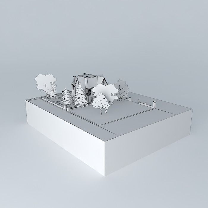 Old House Free 3D model_7