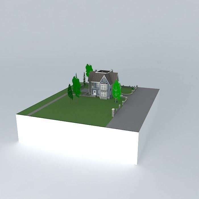 Old House Free 3D model_4