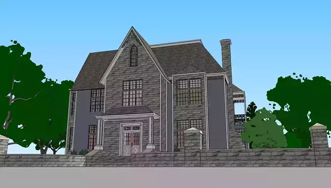 Old House Free 3D model