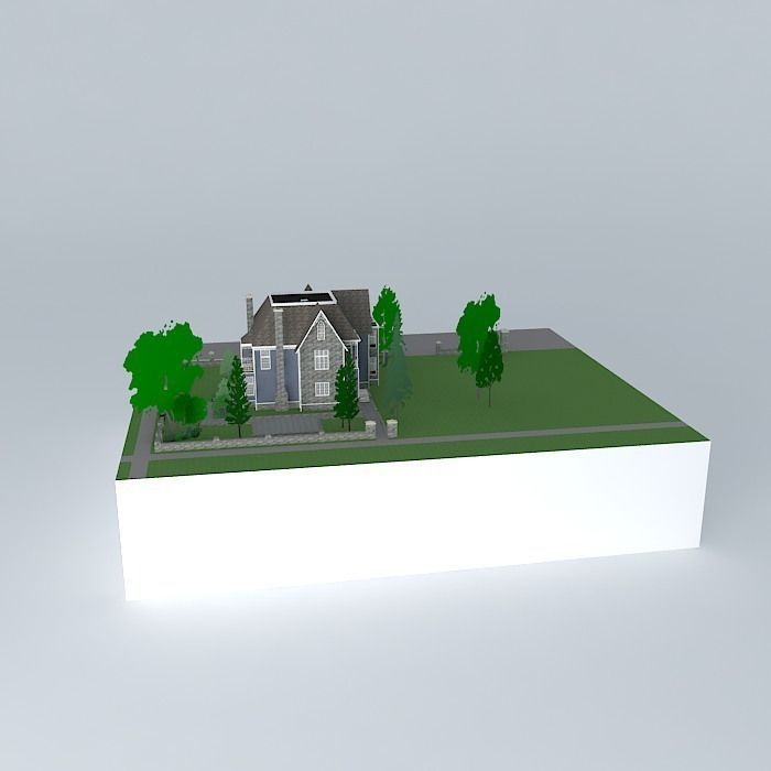 Old House Free 3D model_5