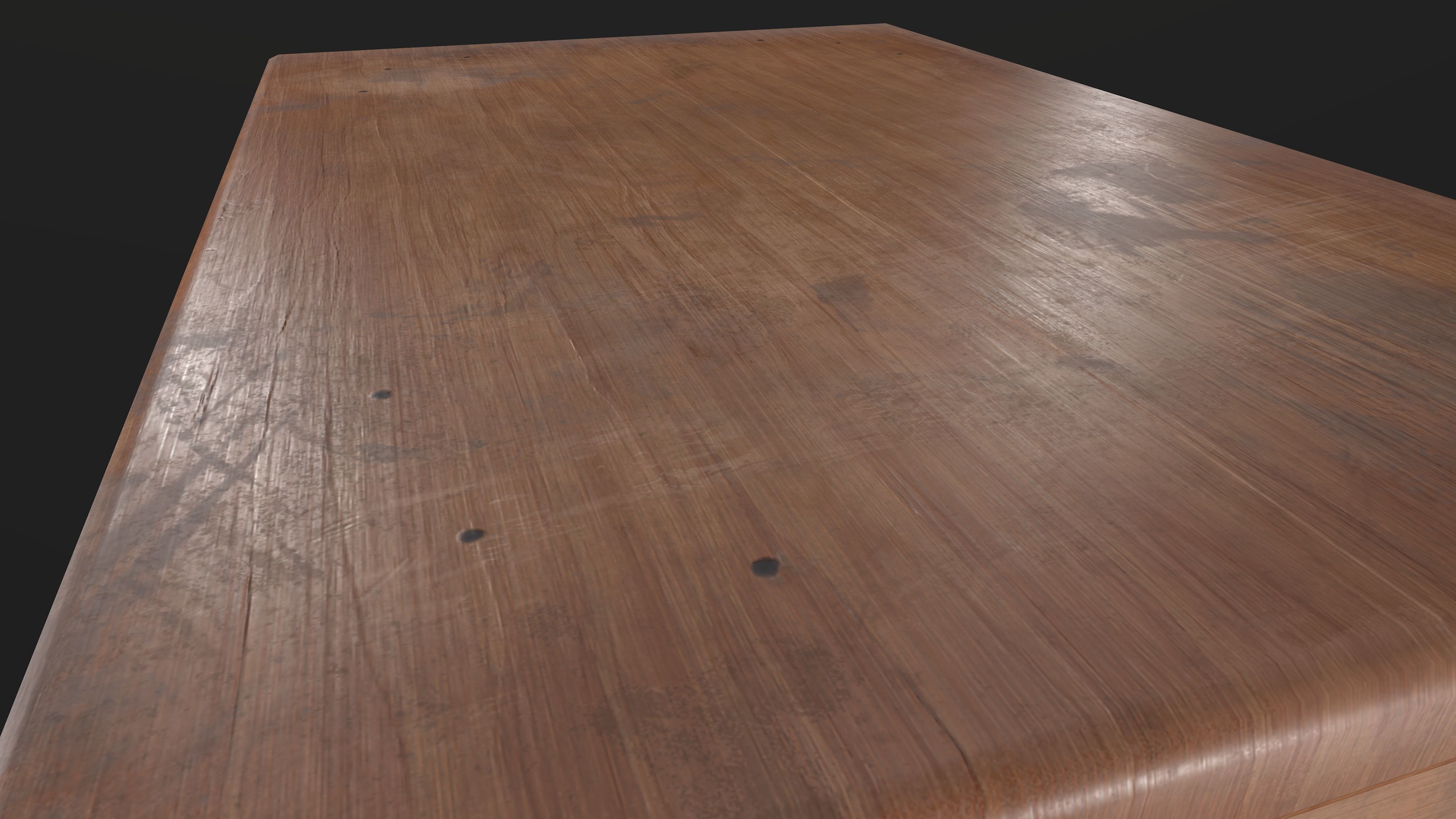 Side table Low-poly 3D model_3