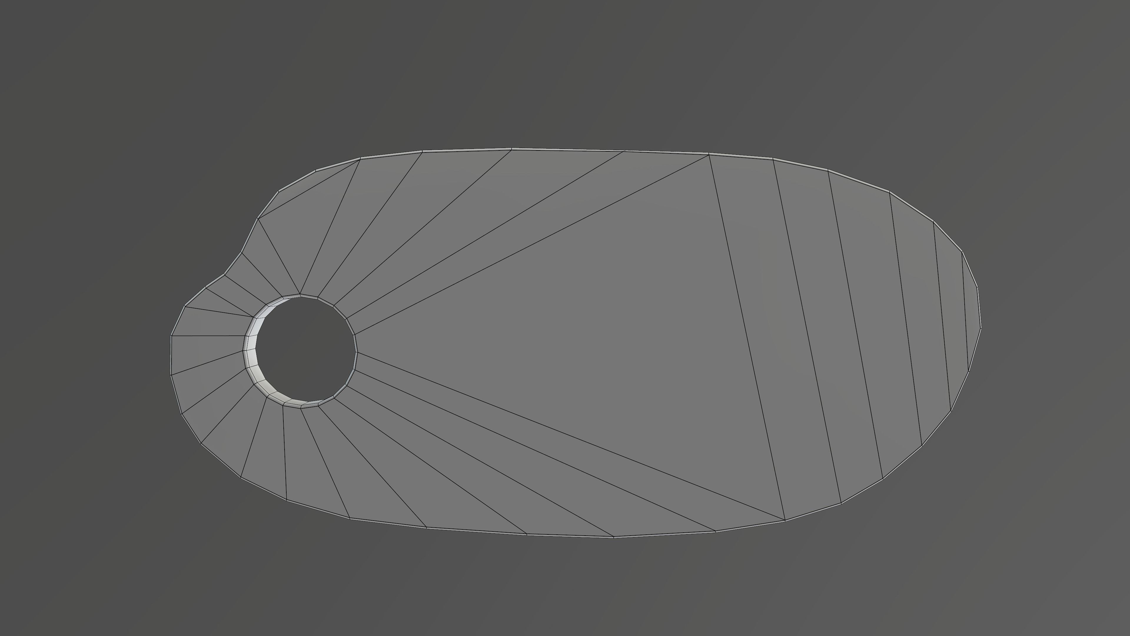 Artist palette 02 Low-poly 3D model_11