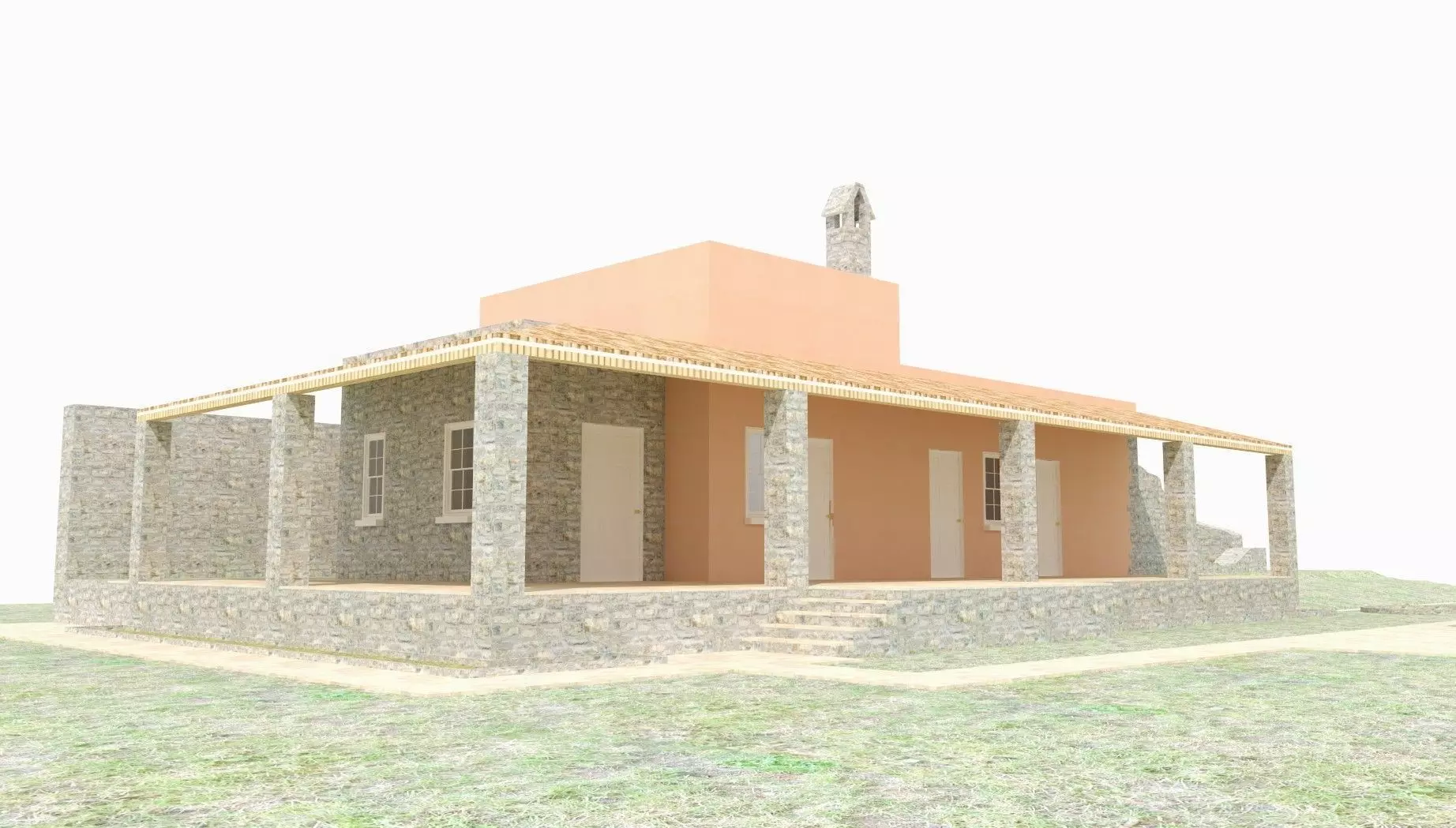 Holiday house Free 3D model