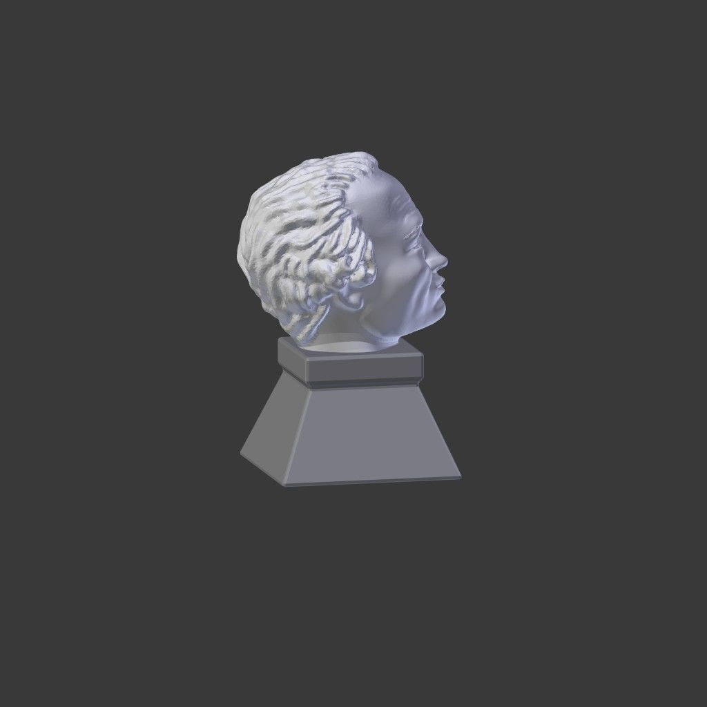 Immanuel Kant Bust 3D Print Model 3D print model_3