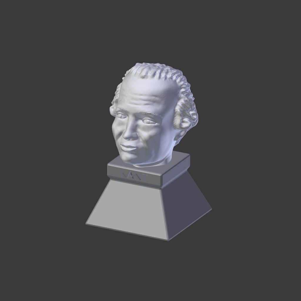 Immanuel Kant Bust 3D Print Model 3D print model_2