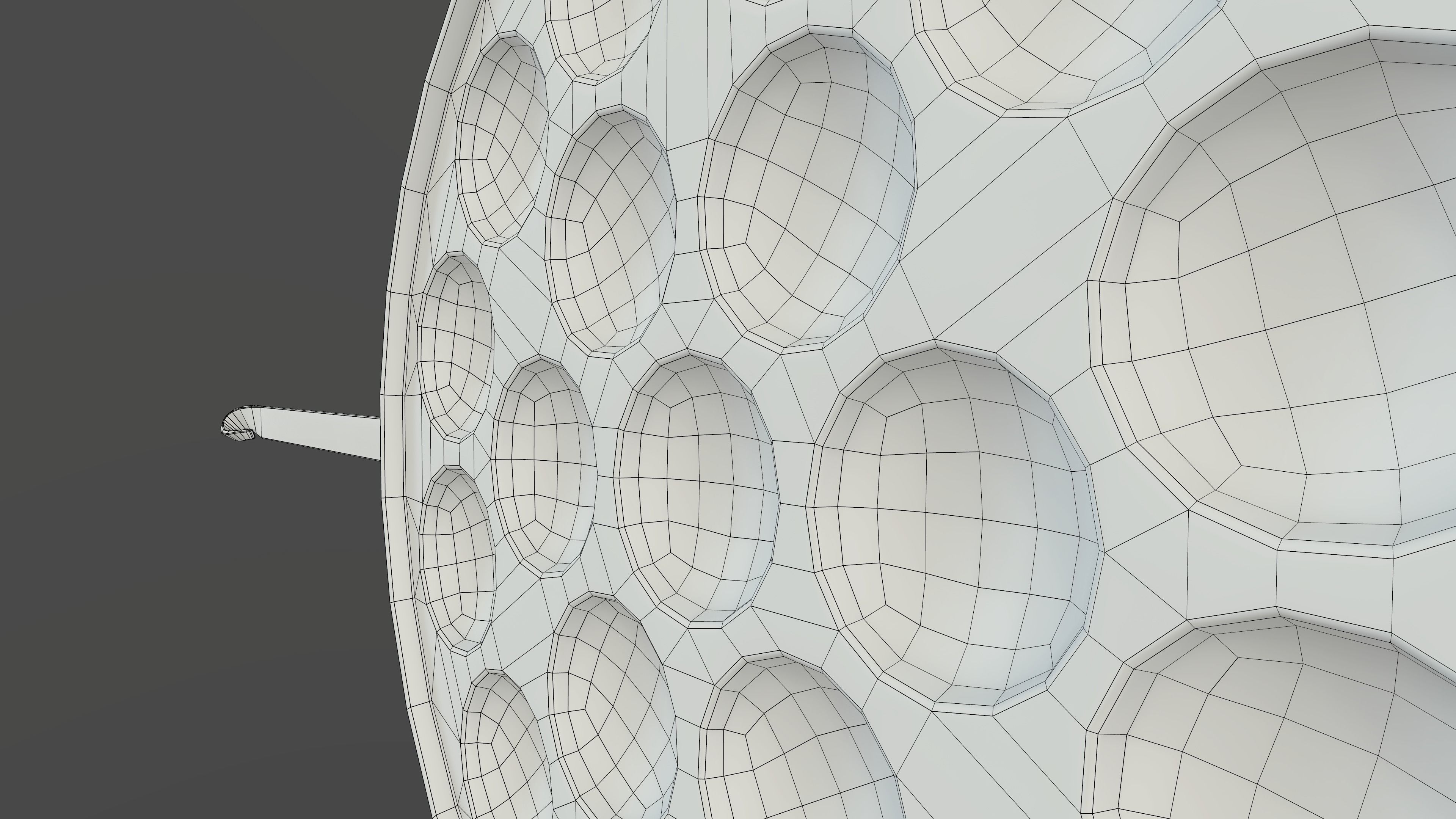 Pancake pan Low-poly 3D model_9