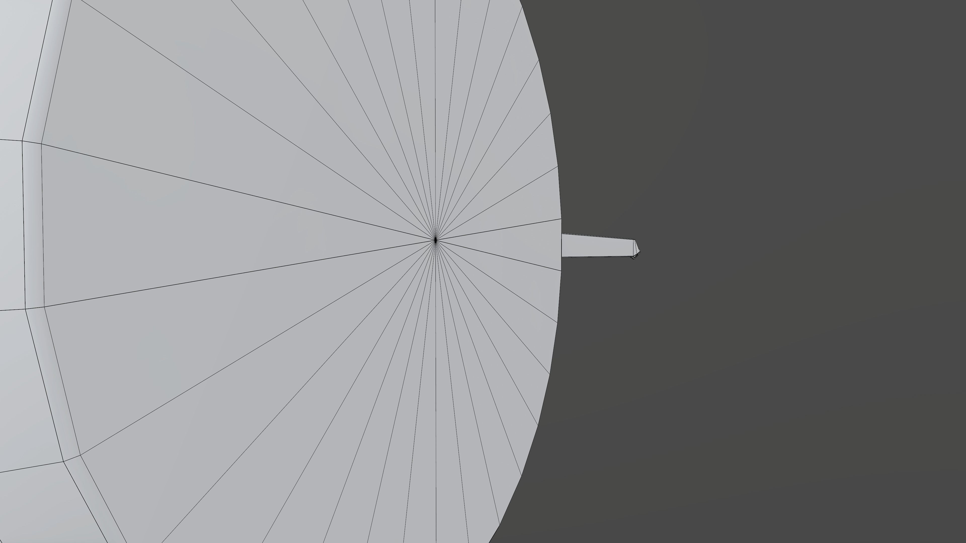 Pancake pan Low-poly 3D model_10