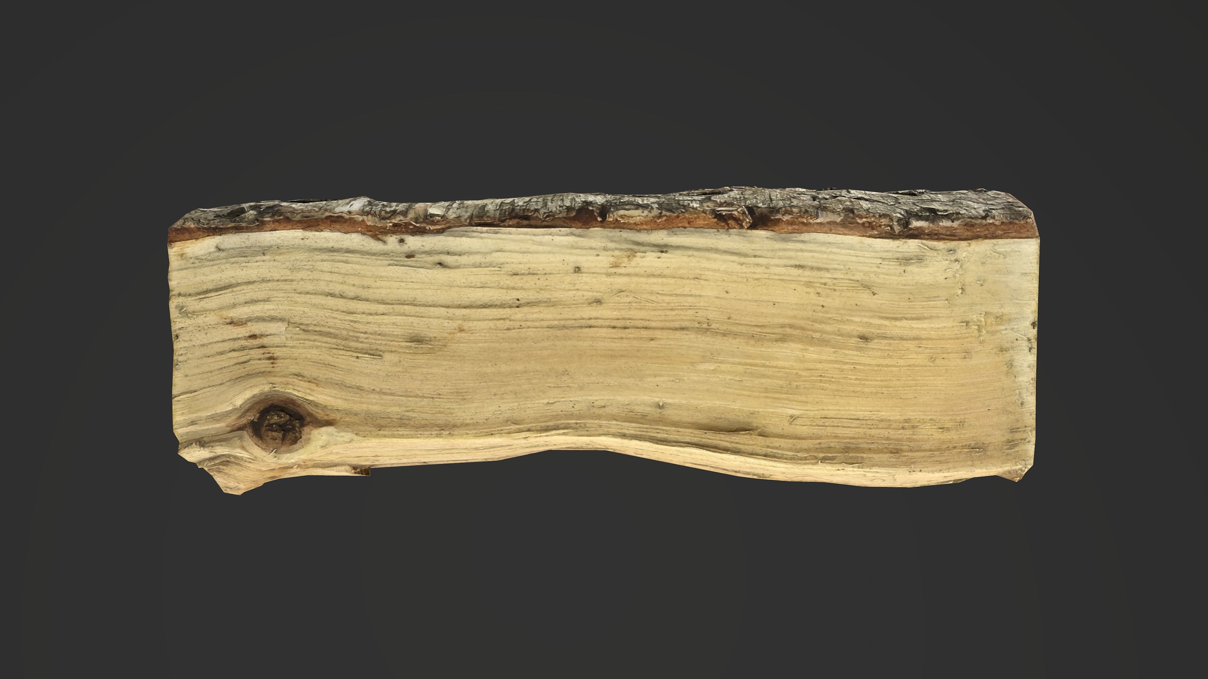 Firewood 04 Low-poly 3D model_4