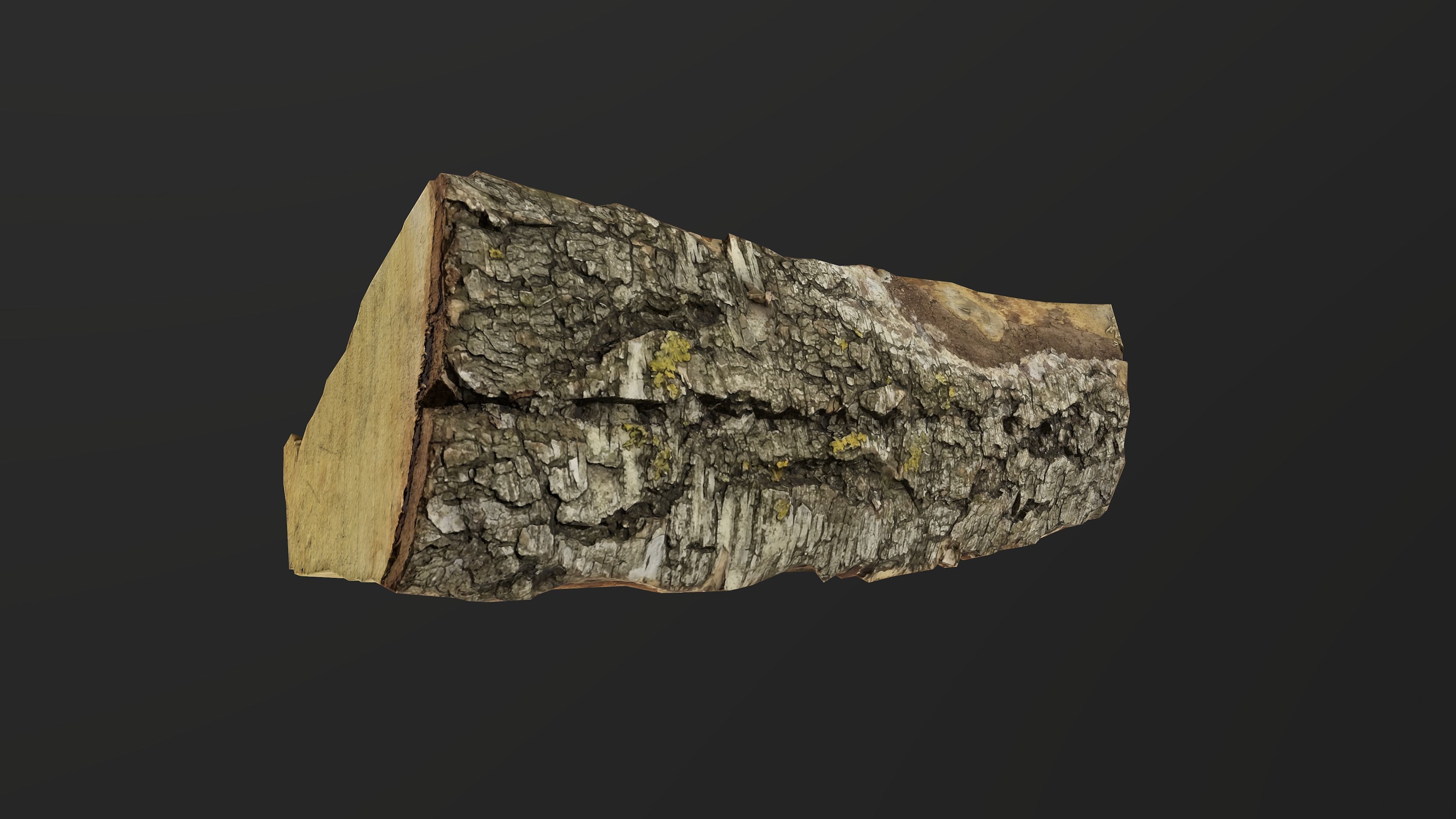 Firewood 04 Low-poly 3D model_2