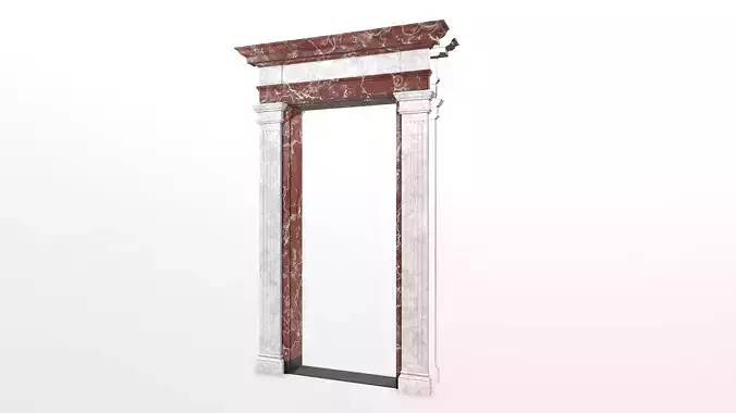 Marble  doorframe