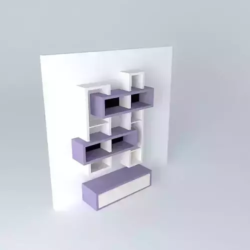 Modern purple wall furniture
