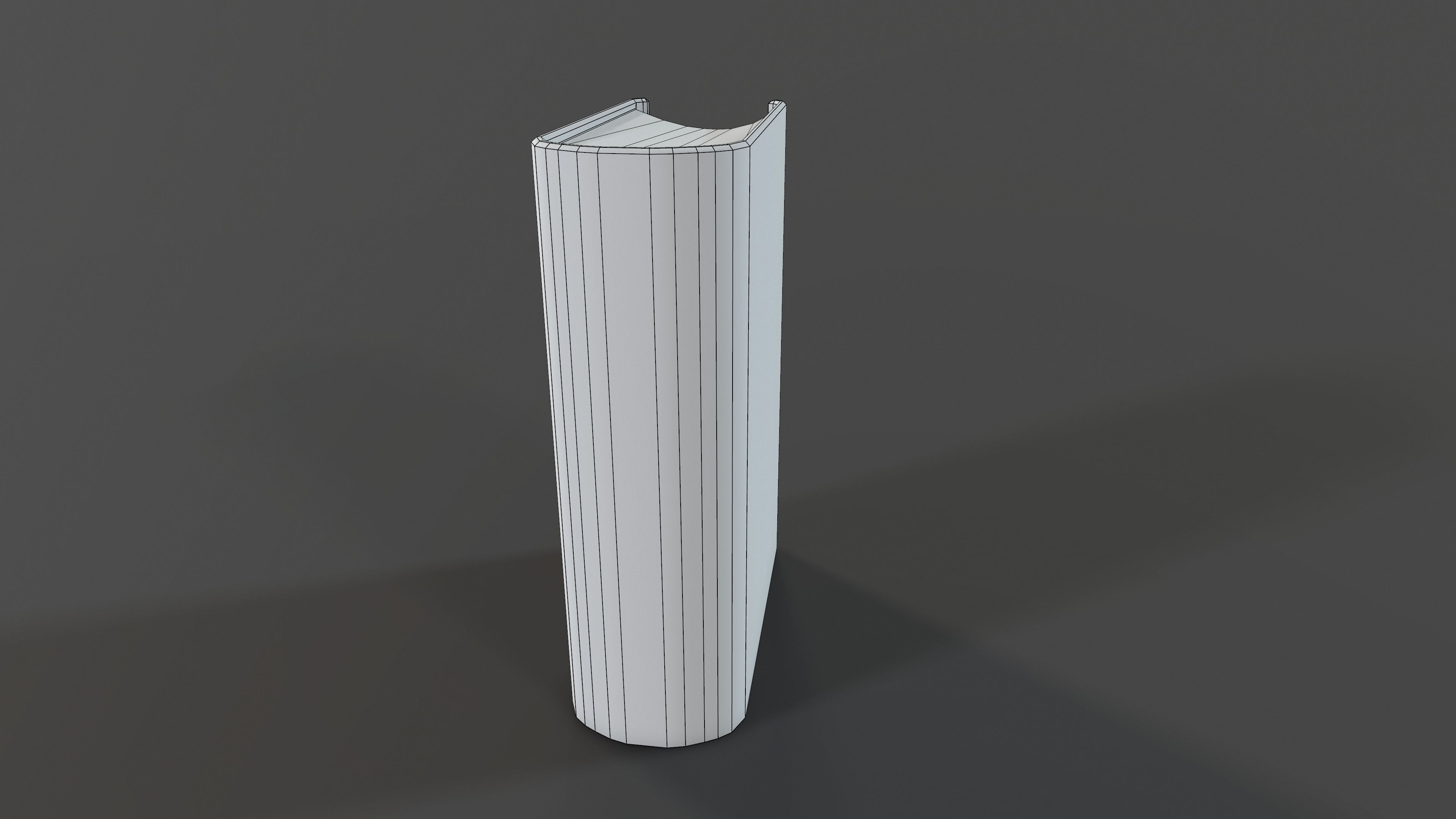 Book 01 Low-poly 3D model_12
