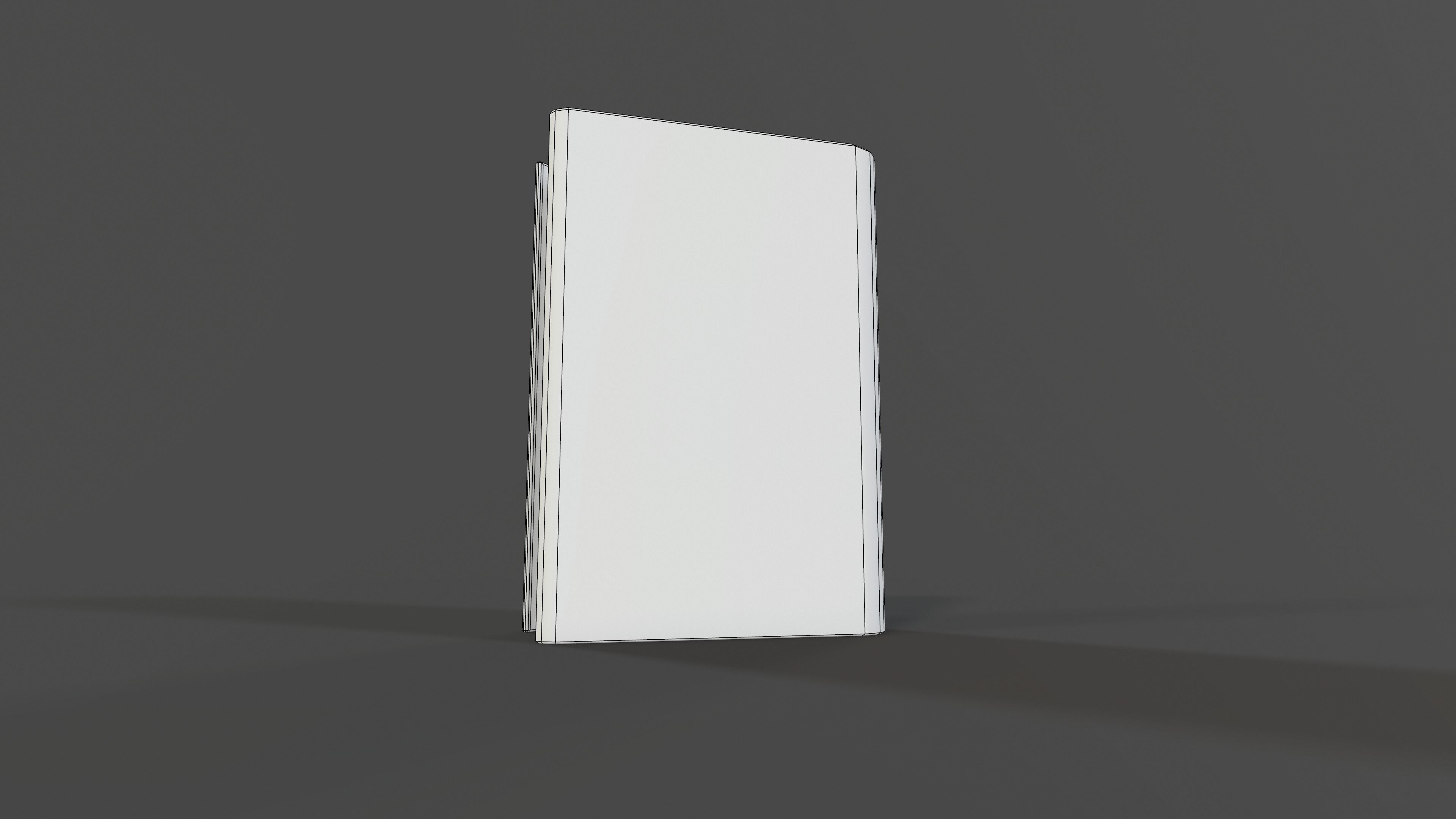 Book 01 Low-poly 3D model_11