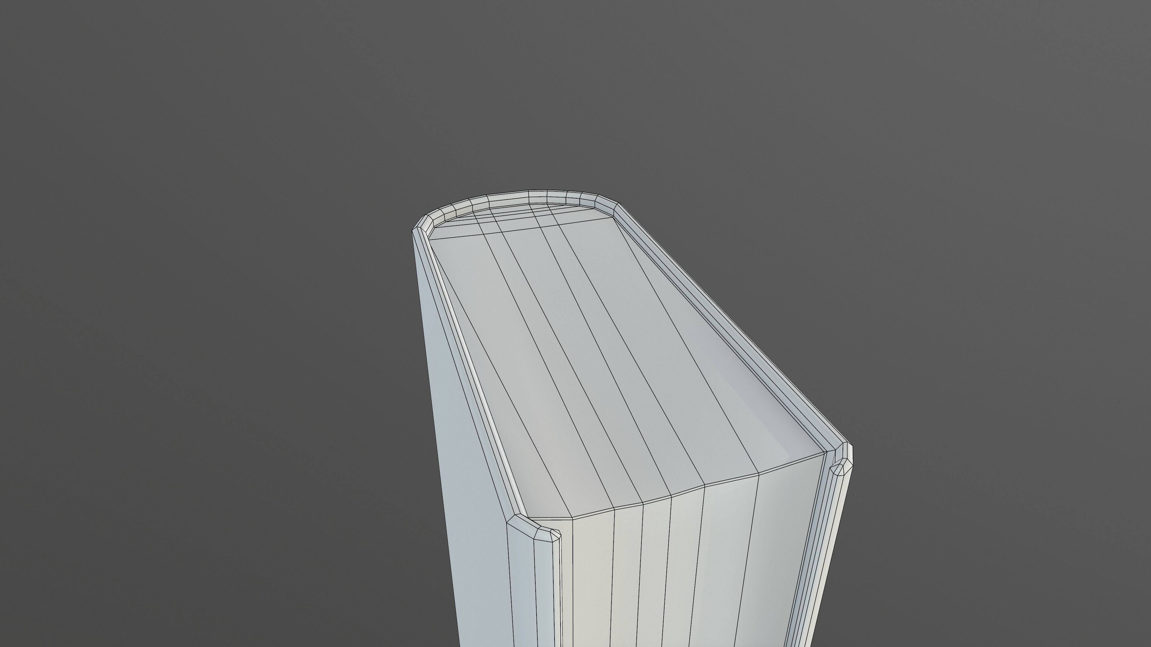 Book 01 Low-poly 3D model_10