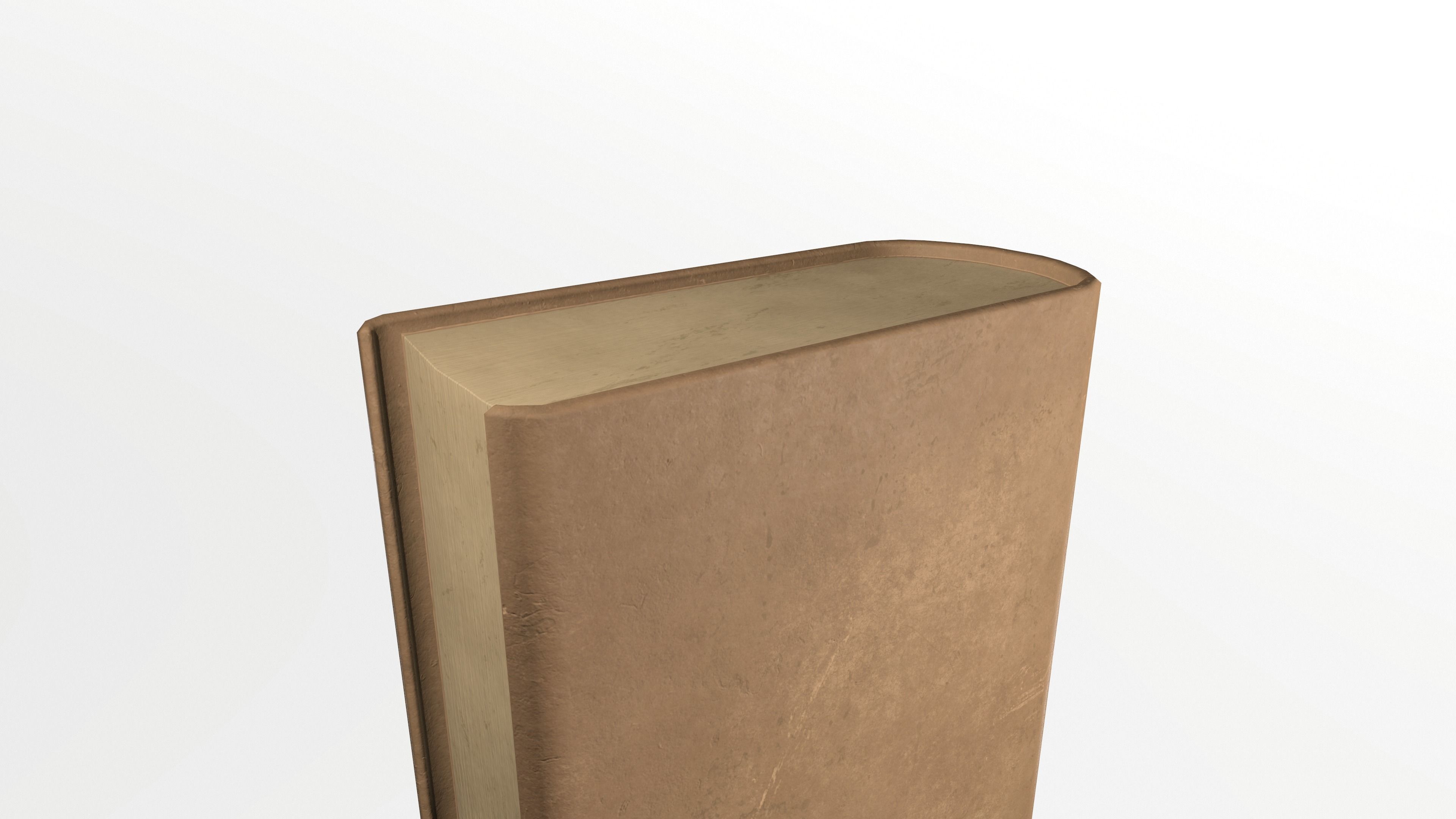 Book 01 Low-poly 3D model_3