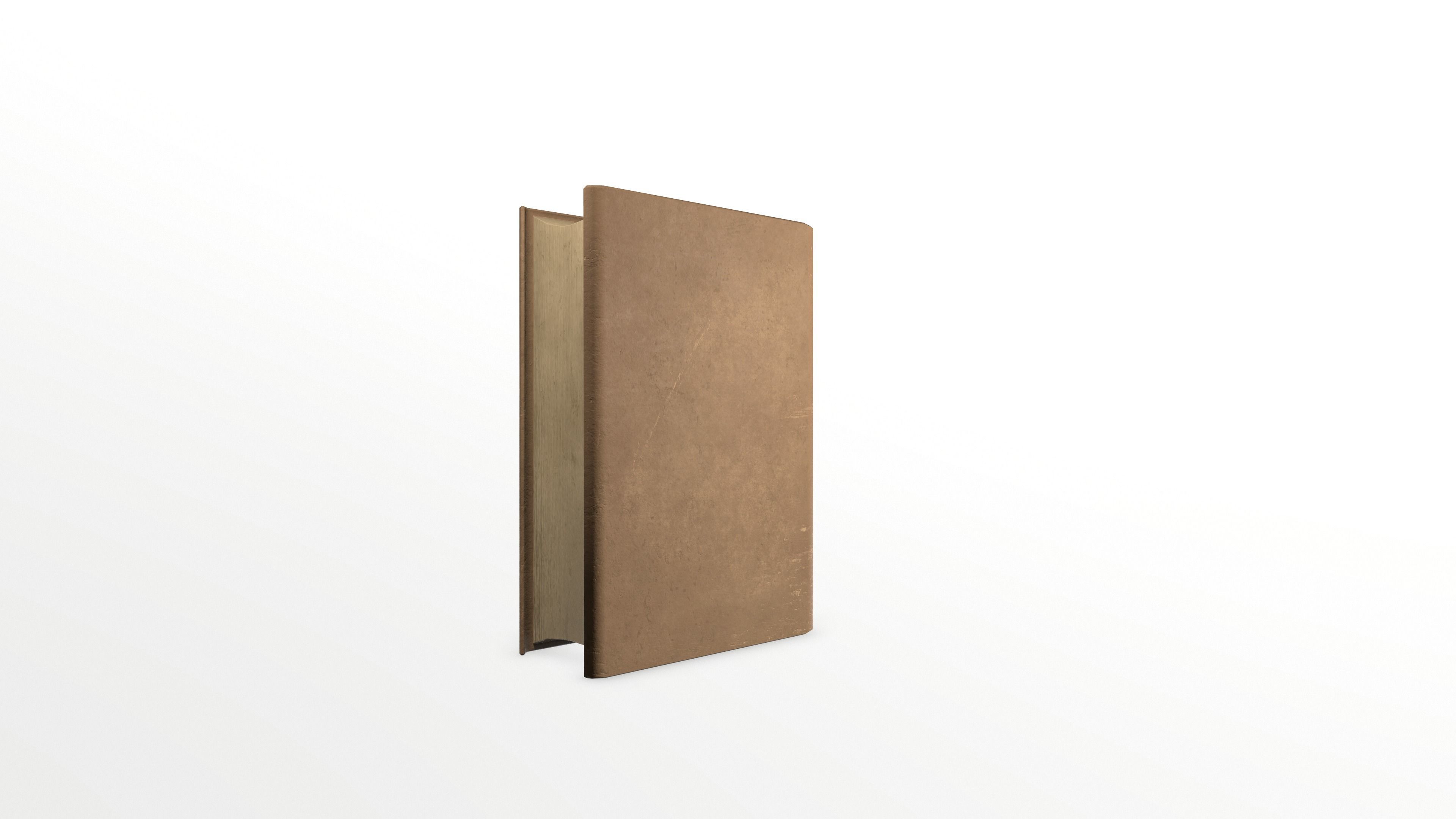 Book 01 Low-poly 3D model_2
