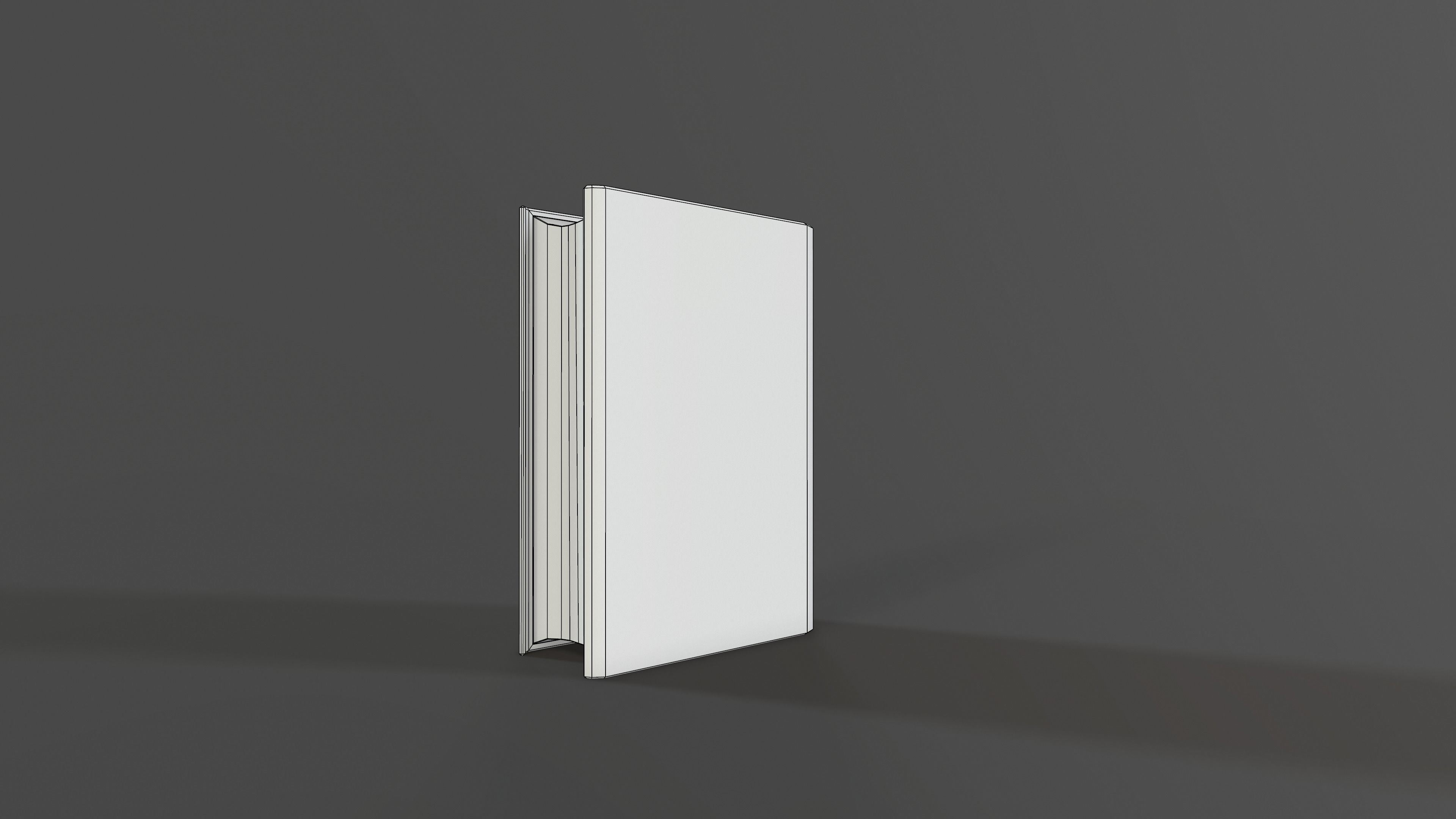 Book 01 Low-poly 3D model_8