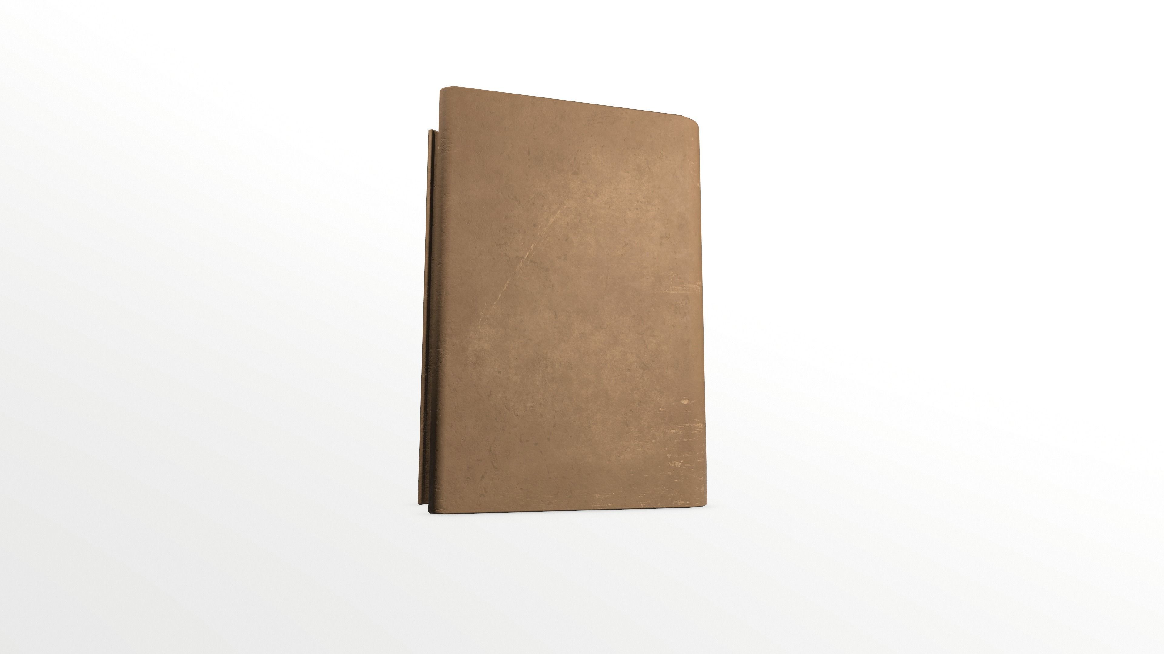 Book 01 Low-poly 3D model_5