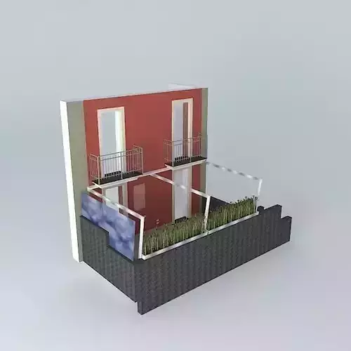 Canopy Steel exterior Free 3D model