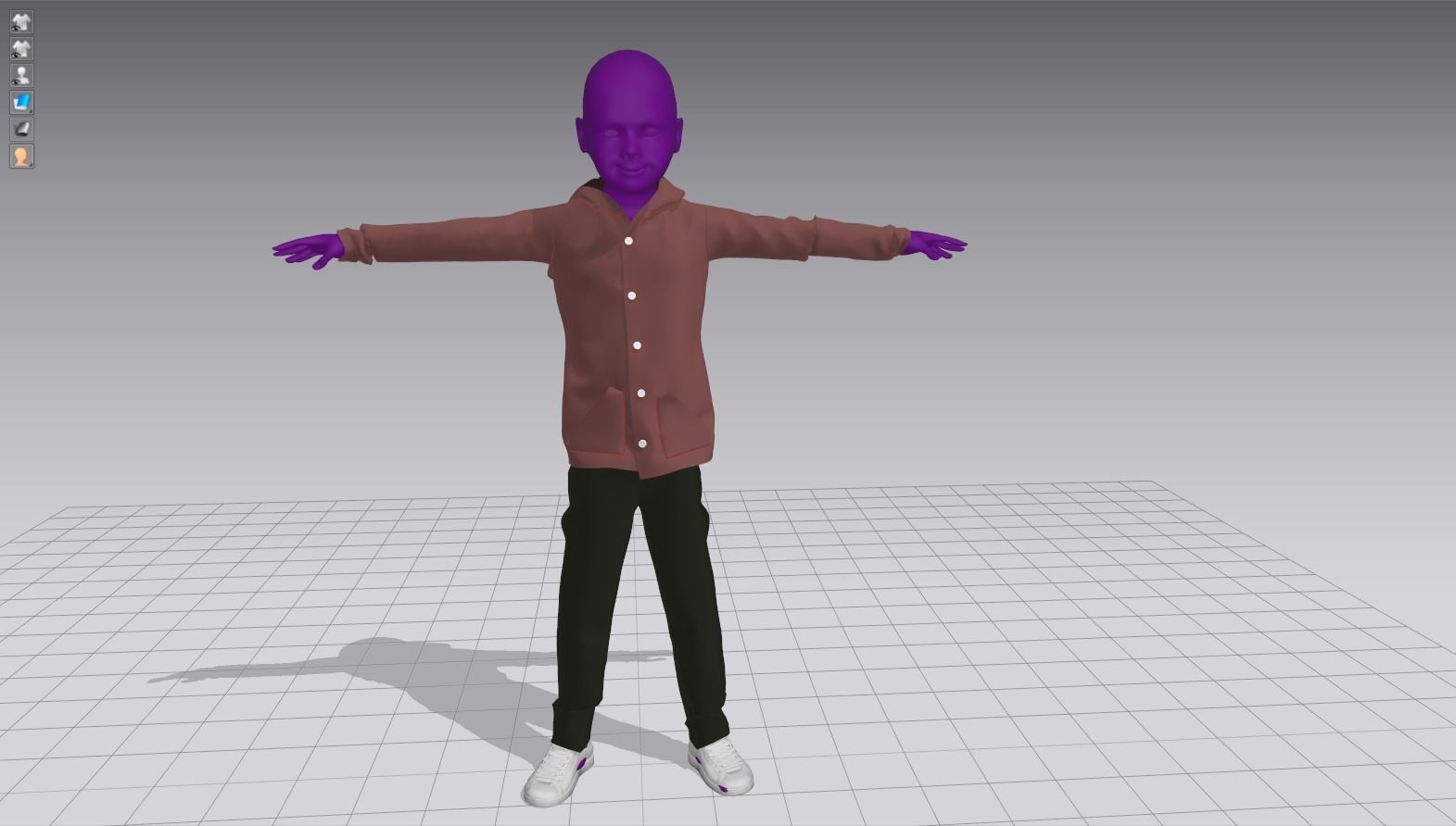 8x difrent models real cloth simulation conversation animation 3D Model Collection_33