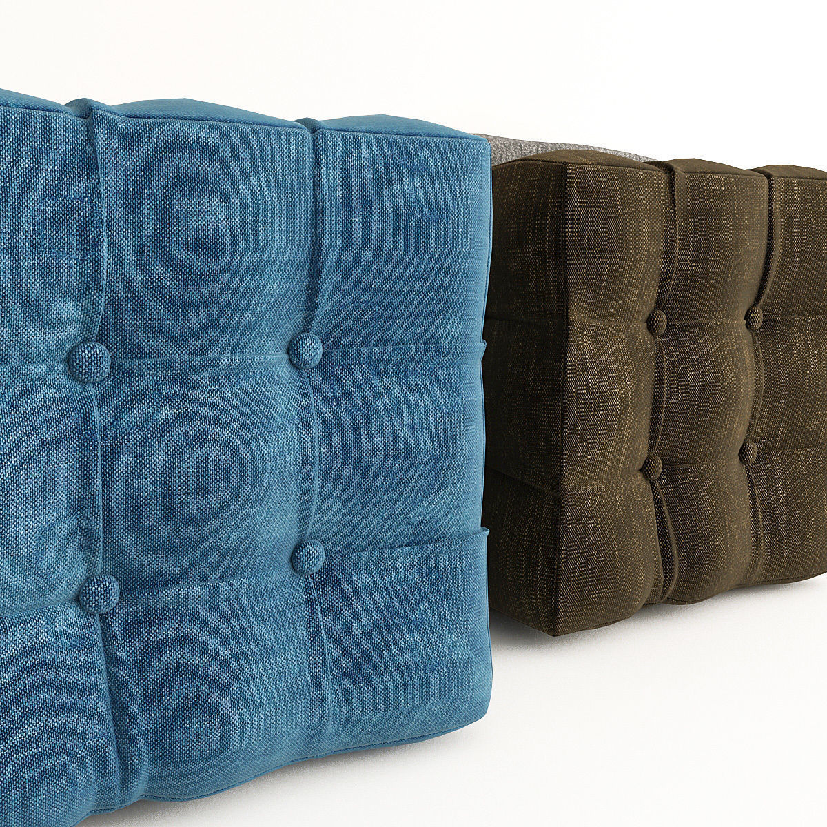 Set of Ottomans 3D model_5