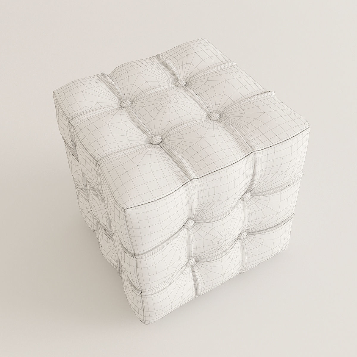 Set of Ottomans 3D model_9