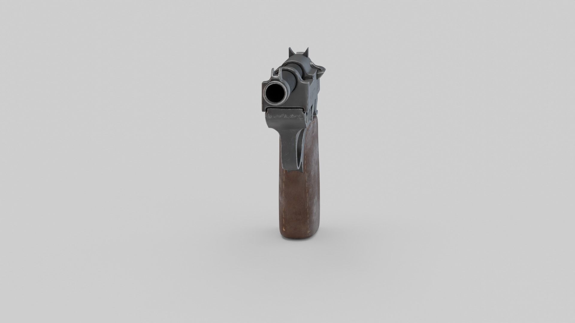 Game Ready Walther P38 Pistol Low-poly 3D model_22