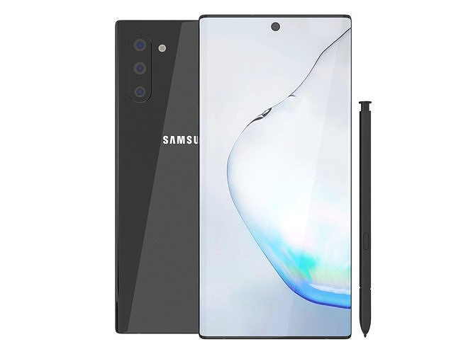 Samsung Galaxy Note 10 3D model
