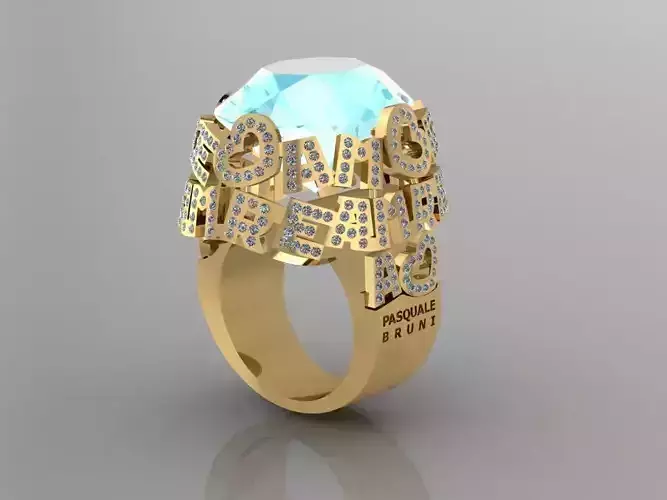 Ring Pasquale Bruni Amore 3D print model