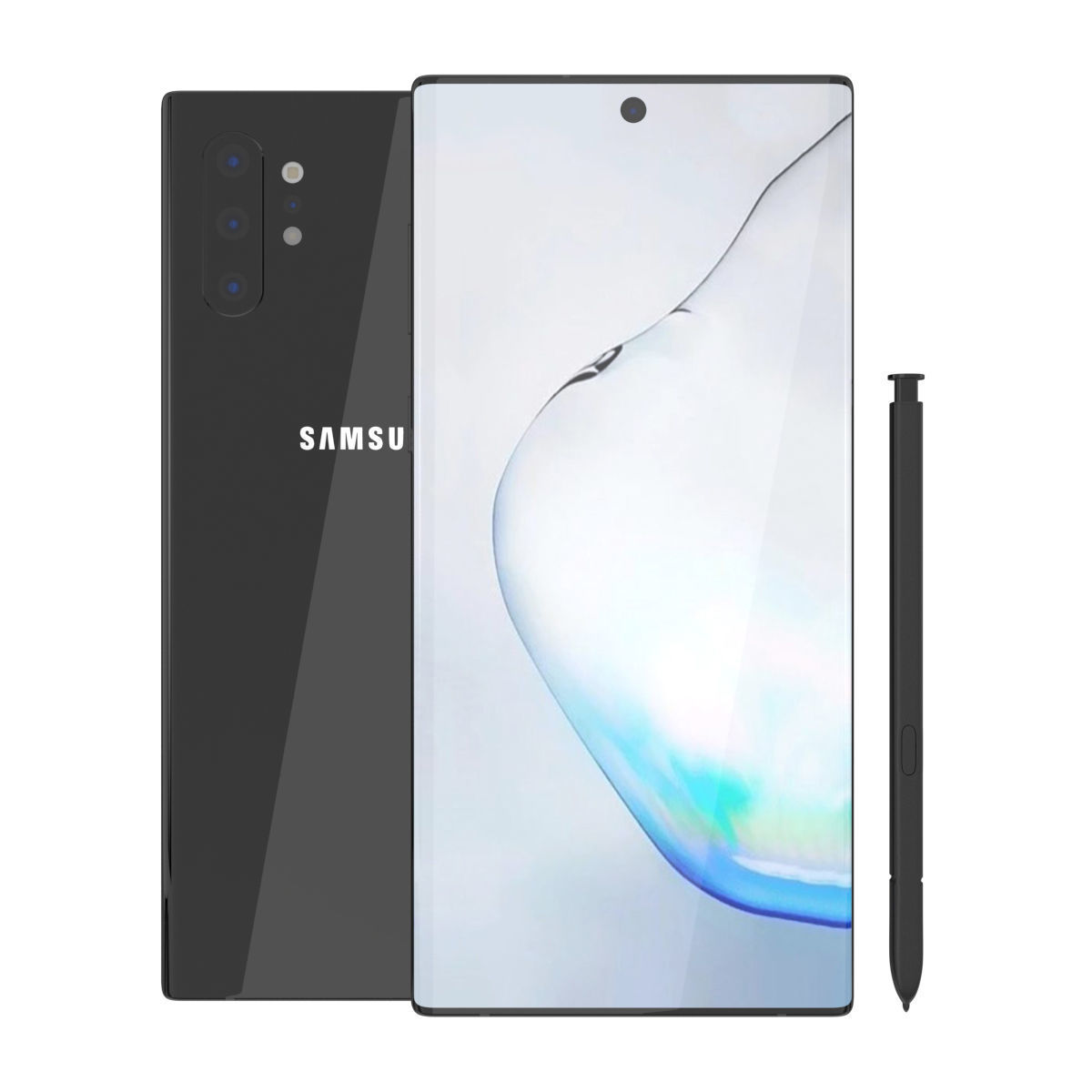 Samsung Galaxy Note 10 Plus 3D model_1