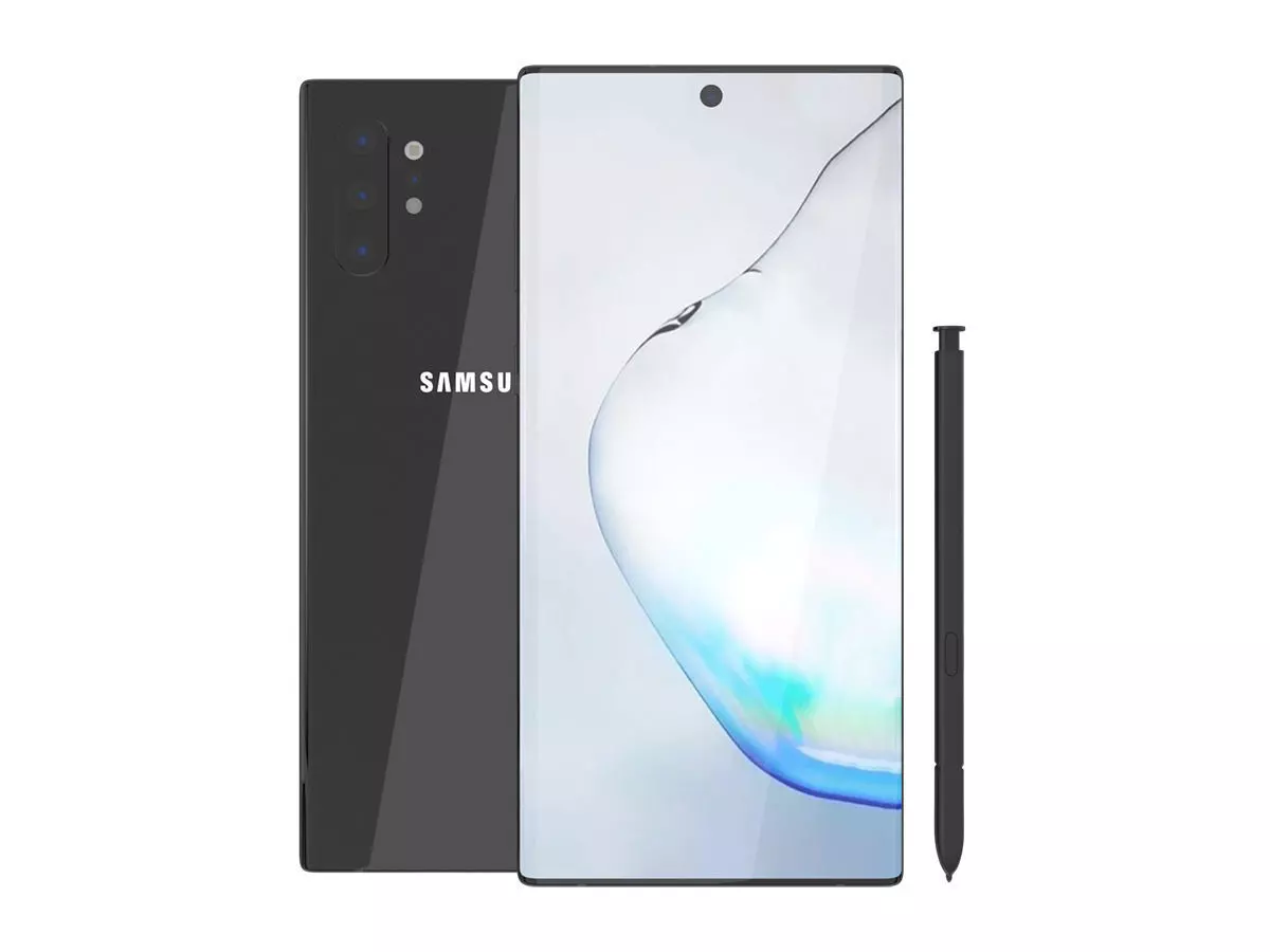 Samsung Galaxy Note 10 Plus 3D model_0
