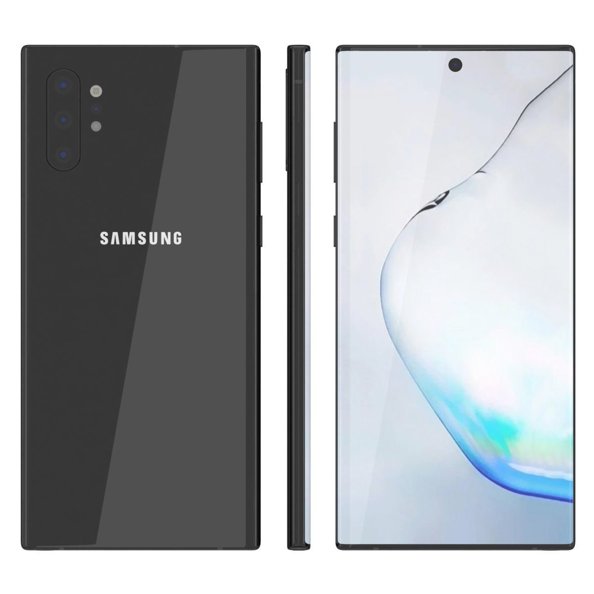 Samsung Galaxy Note 10 Plus 3D model_3