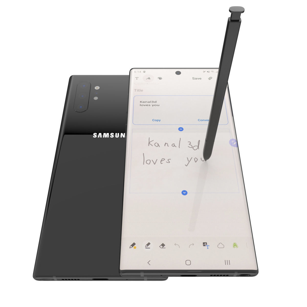 Samsung Galaxy Note 10 Plus 3D model_11