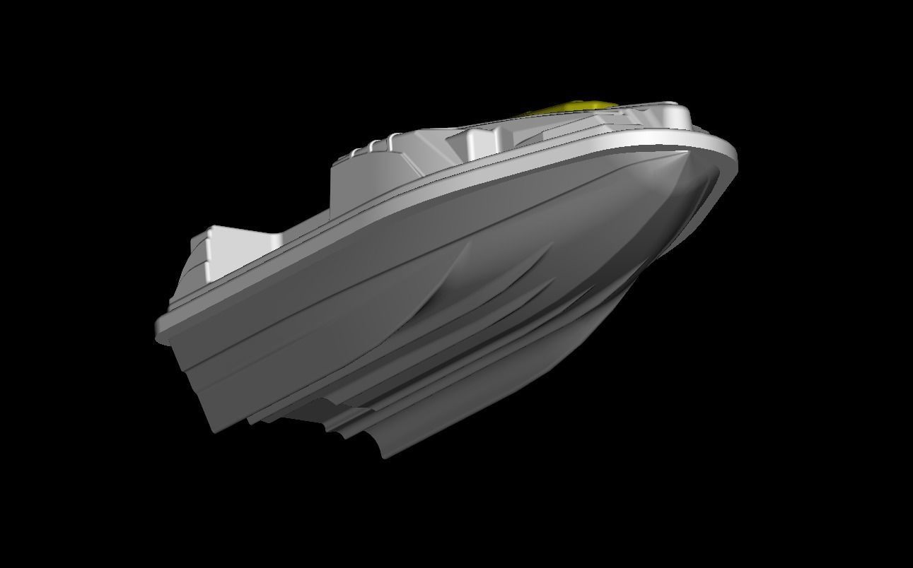 Ship for the introduction of bait 3D model_1