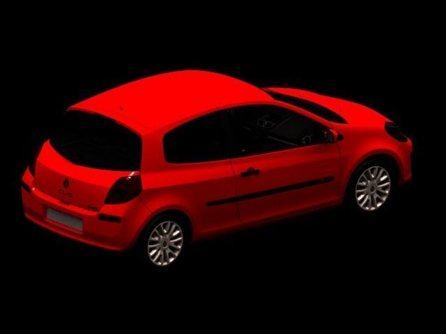 renault clio 3D model_1
