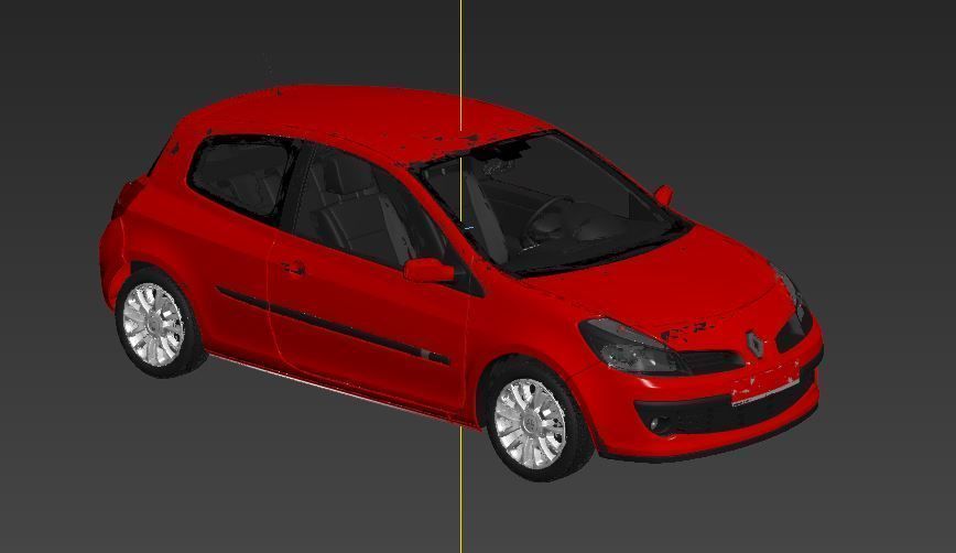 renault clio 3D model_2