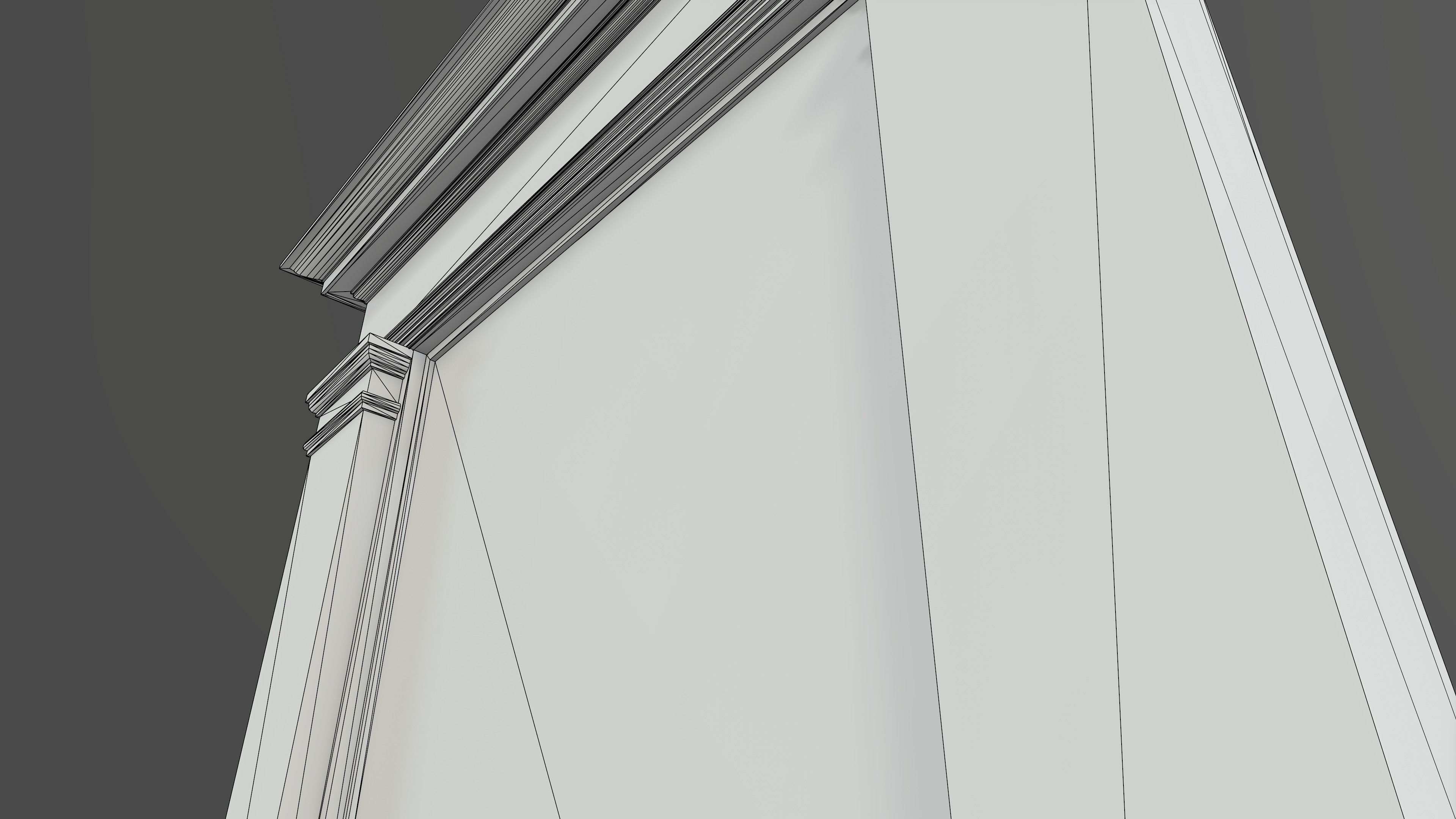 Small window Low-poly 3D model_10