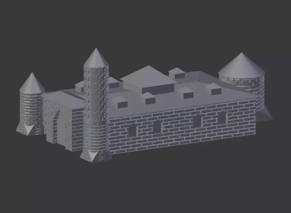 Yakutiye Historical Building 3D print model_0