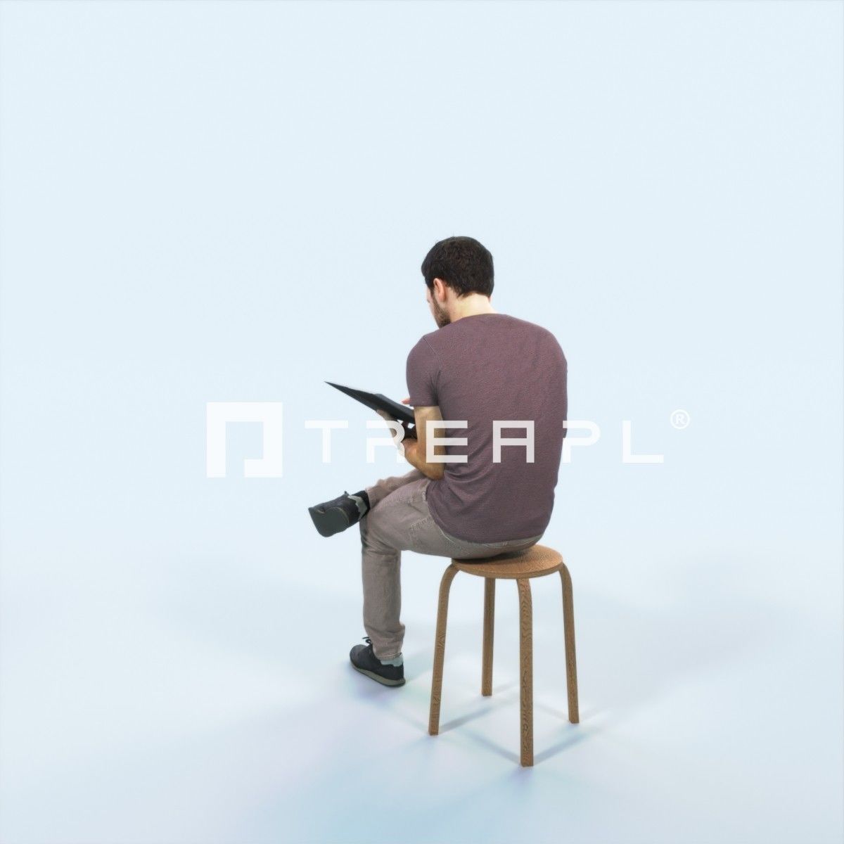 3D PEOPLE CROWDS- ULTIMATE SPEED SOLUTION Low-poly 3D model_29