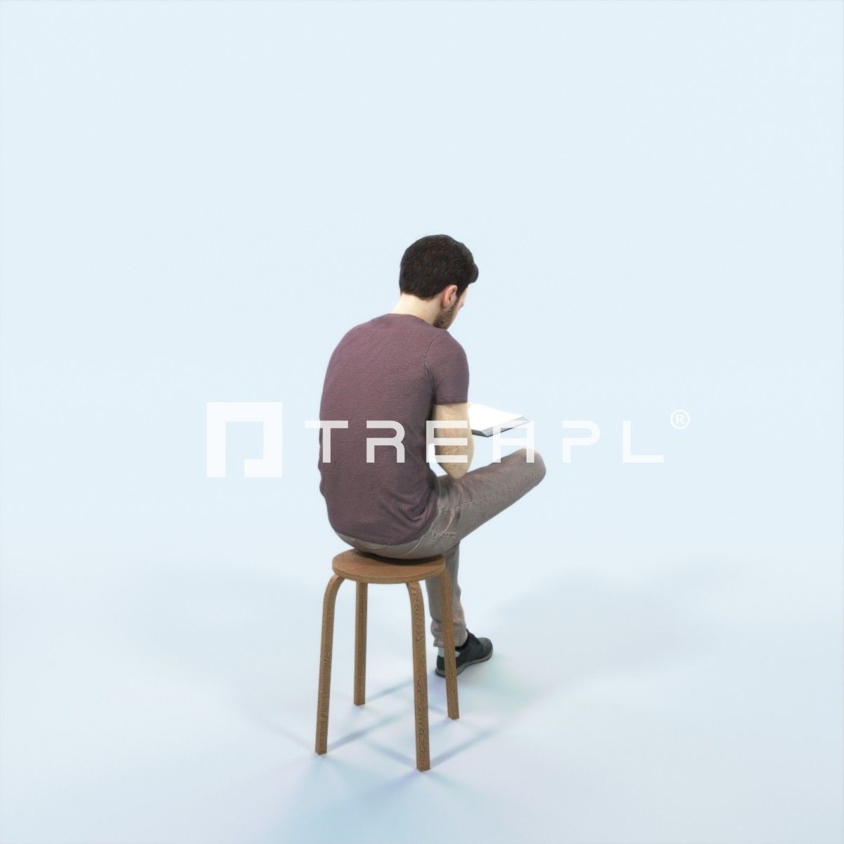 3D PEOPLE CROWDS- ULTIMATE SPEED SOLUTION Low-poly 3D model_33