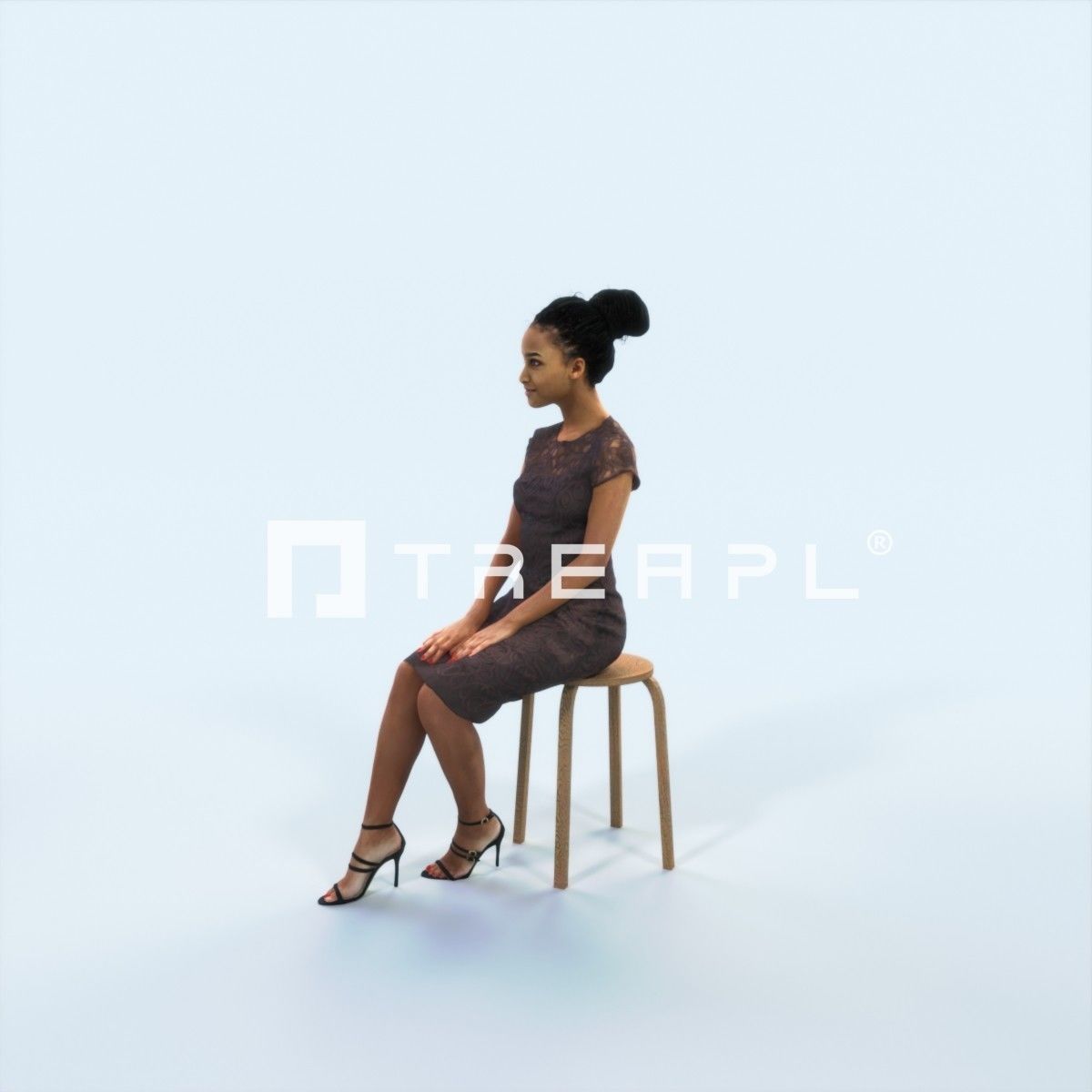 3D PEOPLE -CONCERT - EVENT - CROWDS- ULTIMATE SPEED SOLUTION Low-poly 3D model_28