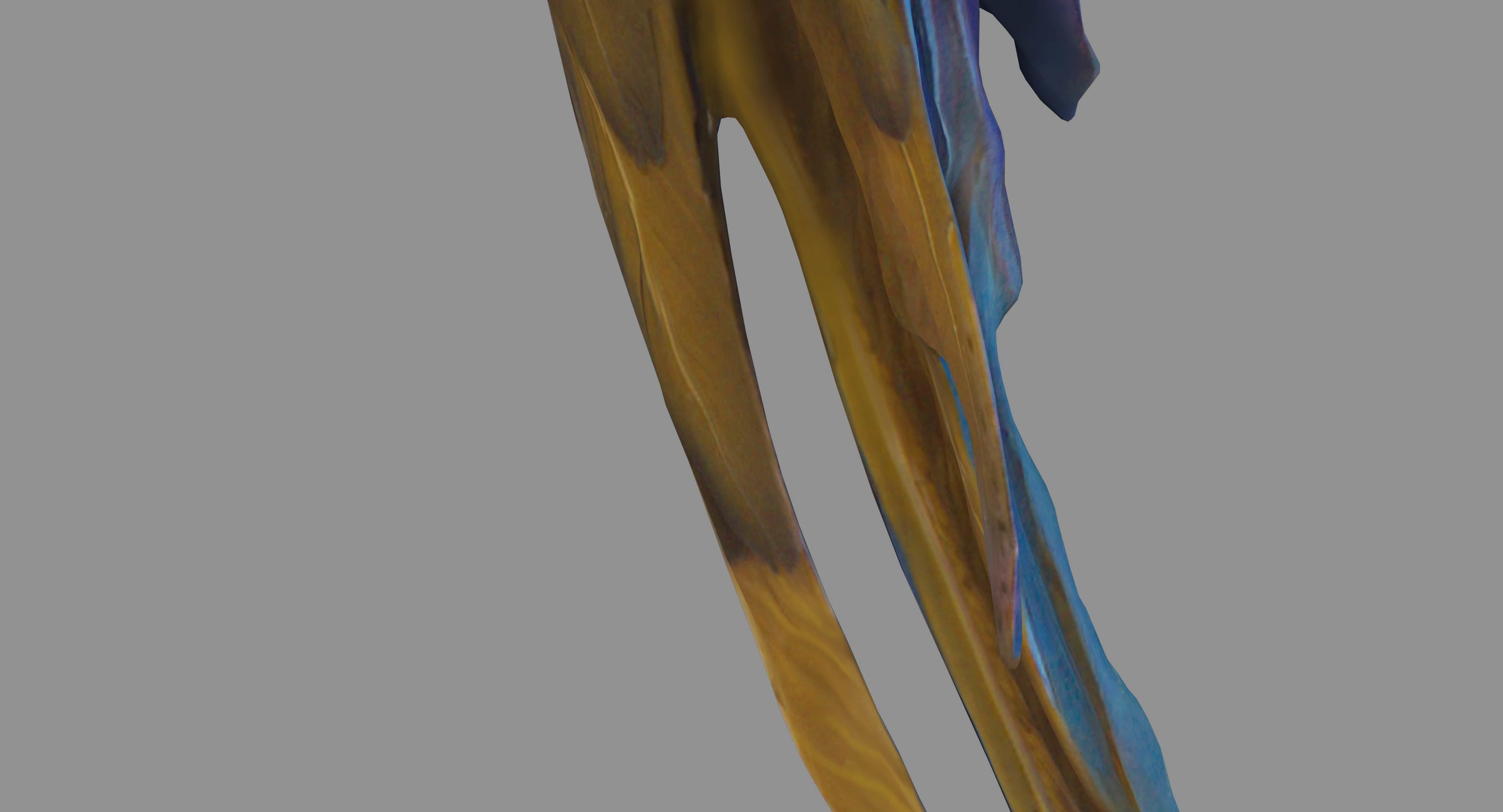Ara Macaw Low-poly 3D model_72