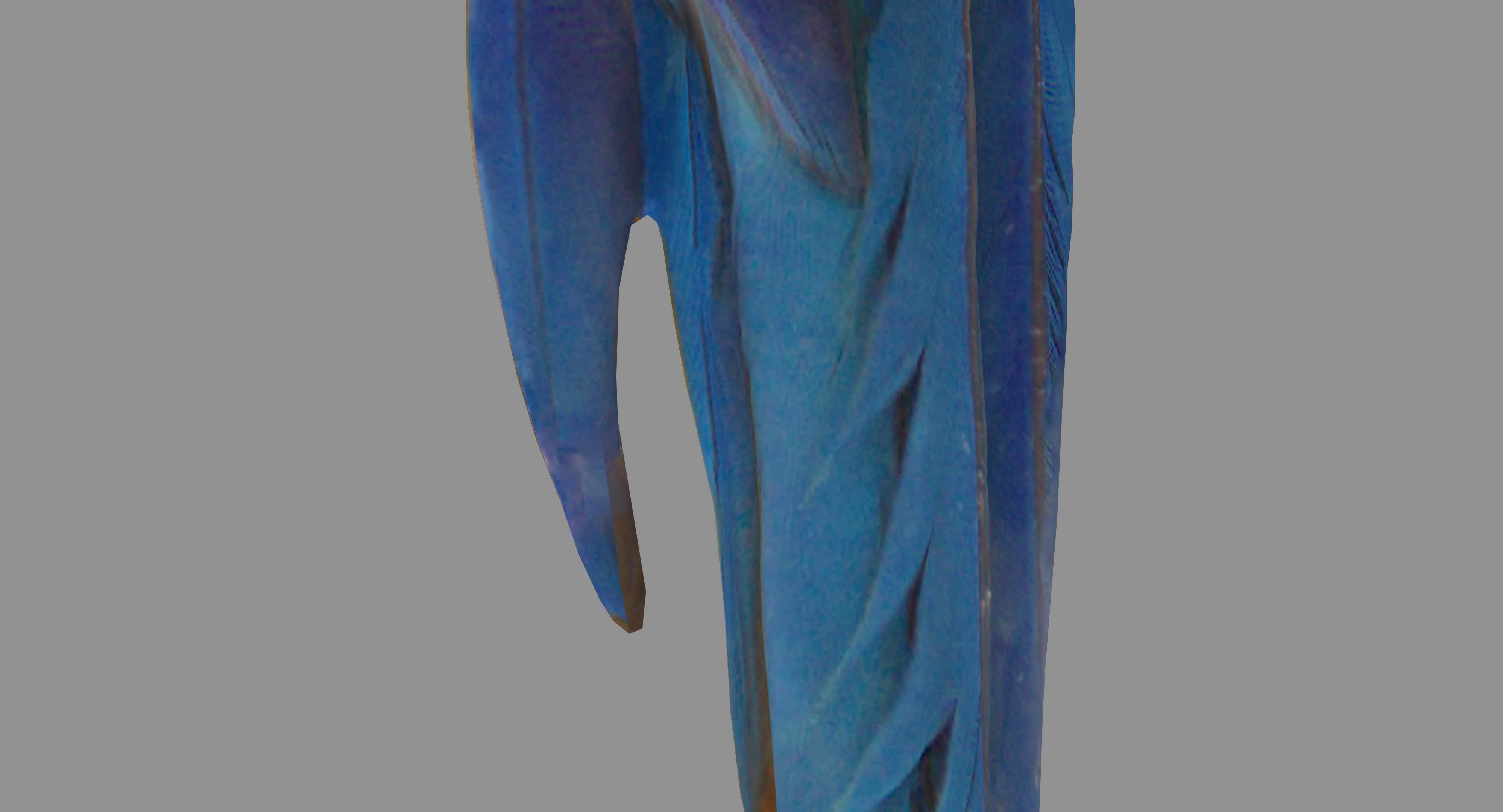 Ara Macaw Low-poly 3D model_52